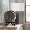 Shyam Table Clocks Black/Brass - Uttermost 6 Shyam Table Clocks Black/Brass - Uttermost -Clocks Shop unnamed file 3460