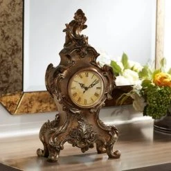Clocks Shop 26 Kensington Hill Taryn Vintage Style 16 1/4" High Table Clock
