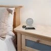 iHome Bluetooth Alarm Clock with Dual USB Charging and Nightlight - White/White -Clocks Shop unnamed file 35