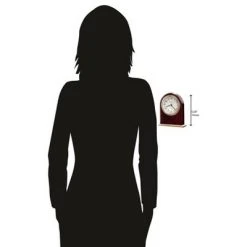 Howard Miller 645446 Howard Miller Monroe Tabletop Clock 645446 Rosewood