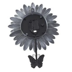 The Lakeside Collection Lakeside Wall Hanging Flower Clock with Analog Number Face