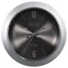 11" Steel Core Wall Clock Bullet Silver - FirsTime -Clocks Shop unnamed file 376
