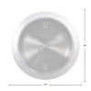 11" Steel Core Wall Clock Bullet Silver - FirsTime -Clocks Shop unnamed file 378