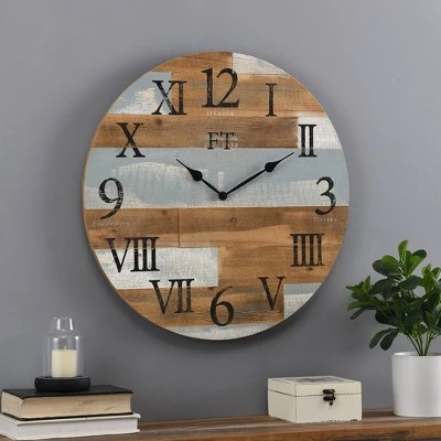 Rustic Farmhouse Barn Wood Wall Clock - FirsTime & Co. White 8 Rustic Farmhouse Barn Wood Wall Clock - FirsTime & Co. White - Image 6