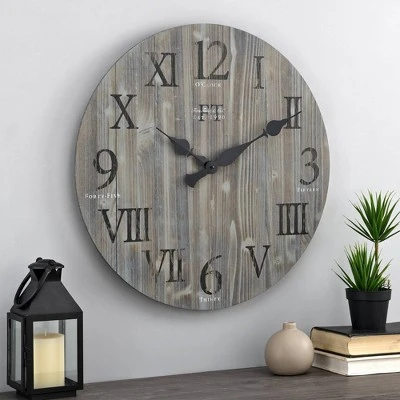 Rustic Farmhouse Barn Wood Wall Clock - FirsTime & Co. White 10 Rustic Farmhouse Barn Wood Wall Clock - FirsTime & Co. White - Image 8