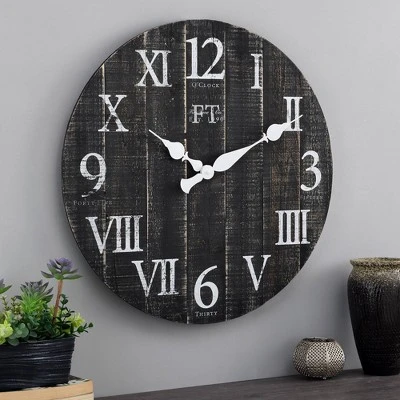 Rustic Farmhouse Barn Wood Wall Clock - FirsTime & Co. White 11 Rustic Farmhouse Barn Wood Wall Clock - FirsTime & Co. White - Image 9