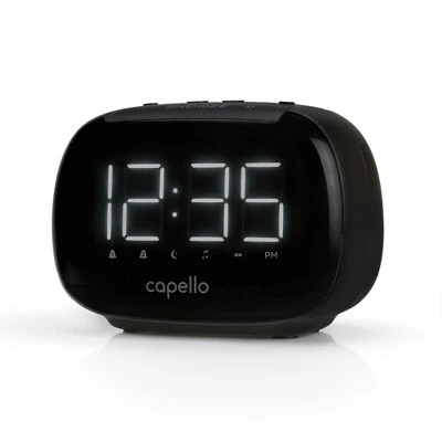 Capello AM/FM Radio Alarm Clock - Black (CR21) 3 Capello AM/FM Radio Alarm Clock - Black (CR21)