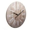 20" Rustic Light Natural Wood Plank Frameless Farmhouse Wall Clock Natural - Patton Wall Decor -Clocks Shop unnamed file 406