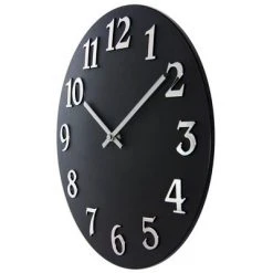 12" Vogue Wall Clock Black - Infinity Instruments