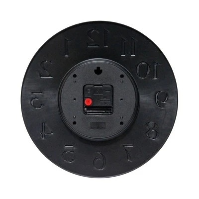 12" Vogue Wall Clock Black - Infinity Instruments 5 12" Vogue Wall Clock Black - Infinity Instruments - Image 3