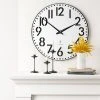 28" Modern Wall Clock White - Threshold™ -Clocks Shop unnamed file 435