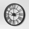 23" Metal Wall Clock Black - Threshold™ -Clocks Shop unnamed file 460
