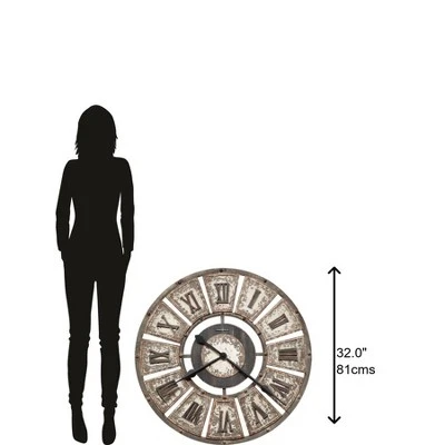 Howard Miller 625700 Howard Miller Edon Wall Clock 625700 4 Howard Miller 625700 Howard Miller Edon Wall Clock 625700 - Image 2