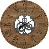 Shiplap Gears Farmhouse Wall Clock Brown - FirsTime -Clocks Shop unnamed file 496