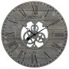 Shiplap Gears Farmhouse Wall Clock Gray - FirsTime -Clocks Shop unnamed file 507