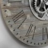 Shiplap Gears Farmhouse Wall Clock Gray - FirsTime -Clocks Shop unnamed file 508