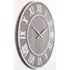 23" Wine Barrel Wood/Metal Wall Clock Gray - Infinity Instruments -Clocks Shop unnamed file 549