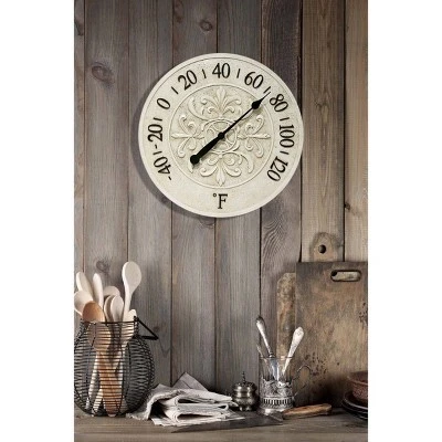 15" Blanc Fleur Thermometer White - Infinity Instruments 6 15" Blanc Fleur Thermometer White - Infinity Instruments - Image 4