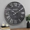 Emmett Farmhouse Shiplap Wall Clock - FirsTime Black -Clocks Shop unnamed file 576