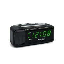 Digital Alarm Clock Black - Westclox