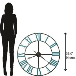Howard Miller 625574 Howard Miller St. Clair Wall Clock 625574 Metal