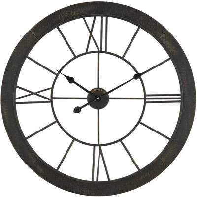 Timeworn Farmhouse Cottage Wall Clock Black - FirsTime 3 Timeworn Farmhouse Cottage Wall Clock Black - FirsTime