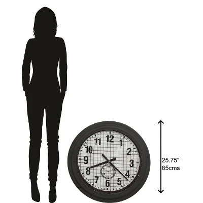 Howard Miller 625625 Howard Miller Grid Iron Works Wall Clock 625625 4 Howard Miller 625625 Howard Miller Grid Iron Works Wall Clock 625625 - Image 2