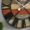 Colorful Maritime Farmhouse Planks Clock - FirsTime -Clocks Shop unnamed file 681