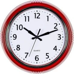 11" Wall Clock Red - Westclox