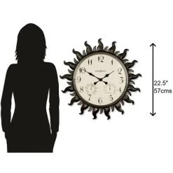 Howard Miller 625543 Howard Miller Sunburst Ii Wall Clock 625543 Metal