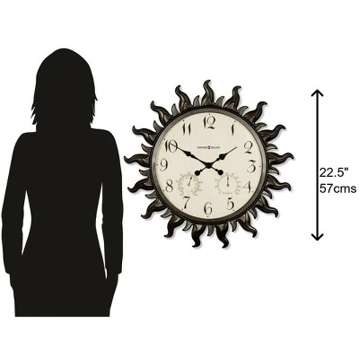 Howard Miller 625543 Howard Miller Sunburst Ii Wall Clock 625543 Metal 3 Howard Miller 625543 Howard Miller Sunburst Ii Wall Clock 625543 Metal