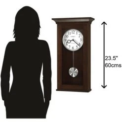 Howard Miller 625628 Howard Miller Braxton Wall Clock 625628 Black Coffee