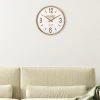 16" Glenmont Metallic Wall Clock Gold - Patton Wall Decor -Clocks Shop unnamed file 759
