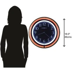 Howard Miller 625751 Howard Miller Galleria Neon Wall Clock 625751
