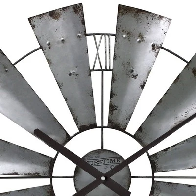 Farmhouse Windmill Wall Clock - FirsTime 4 Farmhouse Windmill Wall Clock - FirsTime - Image 2