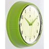 9.5" Retro Metal Wall Clock Dark Green - Infinity Instruments -Clocks Shop unnamed file 786