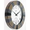 13" Faux Slate Stone Mosaic Indoor/Outdoor Wall Clock - Infinity Instruments 7 13" Faux Slate Stone Mosaic Indoor/Outdoor Wall Clock - Infinity Instruments -Clocks Shop unnamed file 796