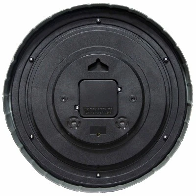 13" Faux Slate Stone Mosaic Indoor/Outdoor Wall Clock - Infinity Instruments 5 13" Faux Slate Stone Mosaic Indoor/Outdoor Wall Clock - Infinity Instruments - Image 3