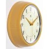 9.5" Retro Wall Clock Saffron Yellow - Infinity Instruments -Clocks Shop unnamed file 800