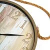 16" Distressed Woodgrain with Rope Accent Wall Clock Wood - Patton Wall Decor -Clocks Shop unnamed file 820