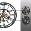Roman Gear Clock - FirsTime Silver -Clocks Shop unnamed file 825