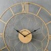 Milan Geometric Wall Clock Gold - FirsTime -Clocks Shop unnamed file 843