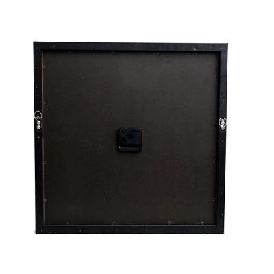 18" Rustic Wall Clock Gray - Patton Wall Decor 3 18" Rustic Wall Clock Gray - Patton Wall Decor