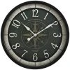24" Compass Rose Wall Clock Oil Rubbed Bronze - FirsTime & Co. -Clocks Shop unnamed file 887