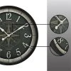 24" Compass Rose Wall Clock Oil Rubbed Bronze - FirsTime & Co. -Clocks Shop unnamed file 891