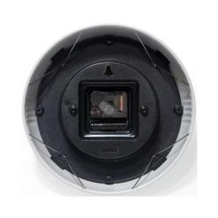 9.5" Retro Metal Wall Clock White - Infinity Instruments