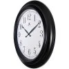 24" Classic Wall Clock Black - Infinity Instruments -Clocks Shop unnamed file 909