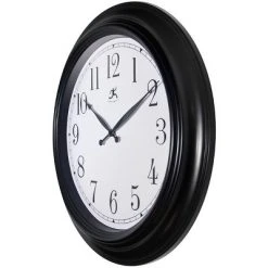 24" Classic Wall Clock Black - Infinity Instruments