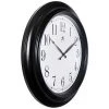 24" Classic Wall Clock Black - Infinity Instruments -Clocks Shop unnamed file 910