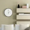 22" Modern Farmhouse Shiplap Wall Clock Black/White - Patton Wall Decor -Clocks Shop unnamed file 915